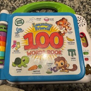 Leapfrog Learning Friends 100 Words Book - Blue/Green